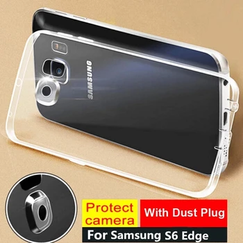 Ultra Slim Tanek Jasno, Pregledno Telefon Lupini Primeru Za Samsung S6 Rob 5.1