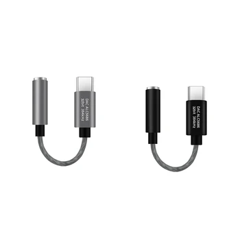 USB Tip C Do 3,5 Mm Slušalke Jack DAC Adapter 32Bit 384Khz Realtek ALC5686 USB 3,5 Mm Za Pametni telefon SAMSUNG 0