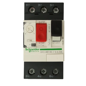 Verodostojno Motornih toplotno magnetic circuit breaker gumb 3P GV2ME10C zaščitno stikalo motorja nastavitev trenutnega obsega 4-6.3 100KA