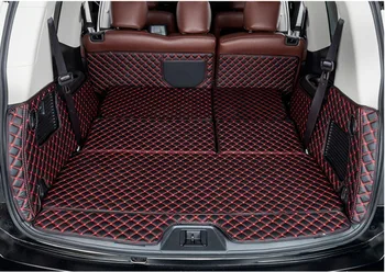 Visoke kakovosti! Posebno prtljažniku avtomobila preproge za Nissan Patrol Y62 6 7 sedežev 2022-2011 boot preproge tovora linijskih mat kritje,Brezplačna dostava