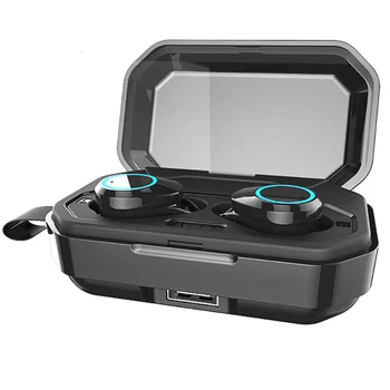 X6 TWS Brezžične V-Slušalke Bluetooth 5.0 Čepkov IPX7 Vodotesne Slušalke Prstnih Dotik Slušalke s 3000 mAh Polnjenje Box 0