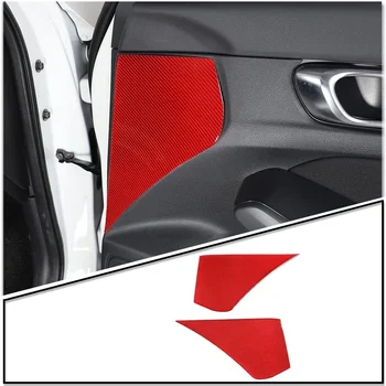 Za 11. Honda Civic 2022 Ogljikovih Vlaken Avto Spredaj Notranja Vrata Plošča Nalepke Vrata Armrest Kritje Trim Nalepko Pribor, 1