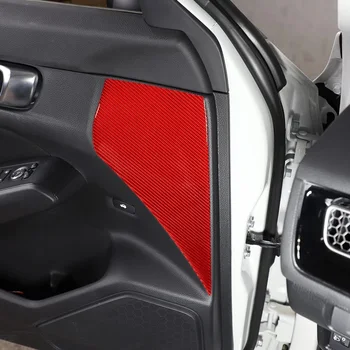 Za 11. Honda Civic 2022 Ogljikovih Vlaken Avto Spredaj Notranja Vrata Plošča Nalepke Vrata Armrest Kritje Trim Nalepko Pribor, 4