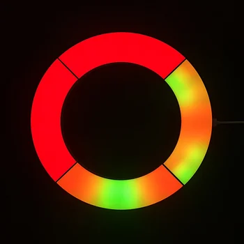 Čarobno Pametne Mobil APP Zvok, Video Nadzor DIY Plošče Stenske RGB LED Panel Svetlobe 4